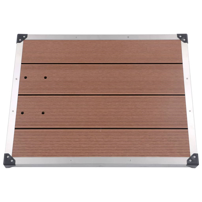 Rebrilliant Outdoor Shower Tray Shower Base Outdoor Shower Mat WPC